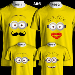 A66 - Minion Face - Color Tee