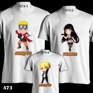 A73 - Naruto Family - White Tee