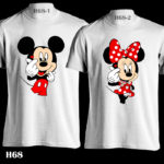 H68 - Mickey Minnie - Korean Love - Putih