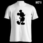 H71 - Only Mickey - White Tee