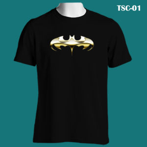 TSC-01 - Batman Logo - Black Tee